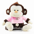 monkey plush toy with cloth